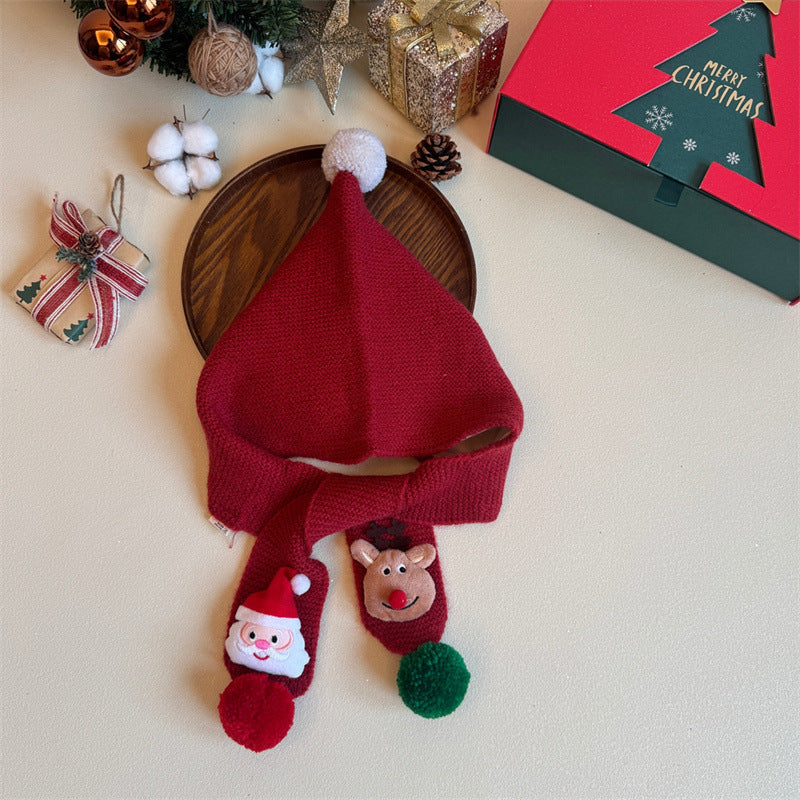 Cute Baby Christmas Hooded Scarf (1.5-6 years old, 47-52cm head circumference) | Ultra-Soft Baby Hood + Scarf for Cold Weather - Image 37