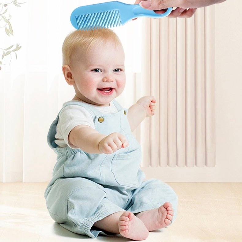 Newborn Baby Hair Comb and Brush Set | Premium Baby Hair Care Kit - Image 3