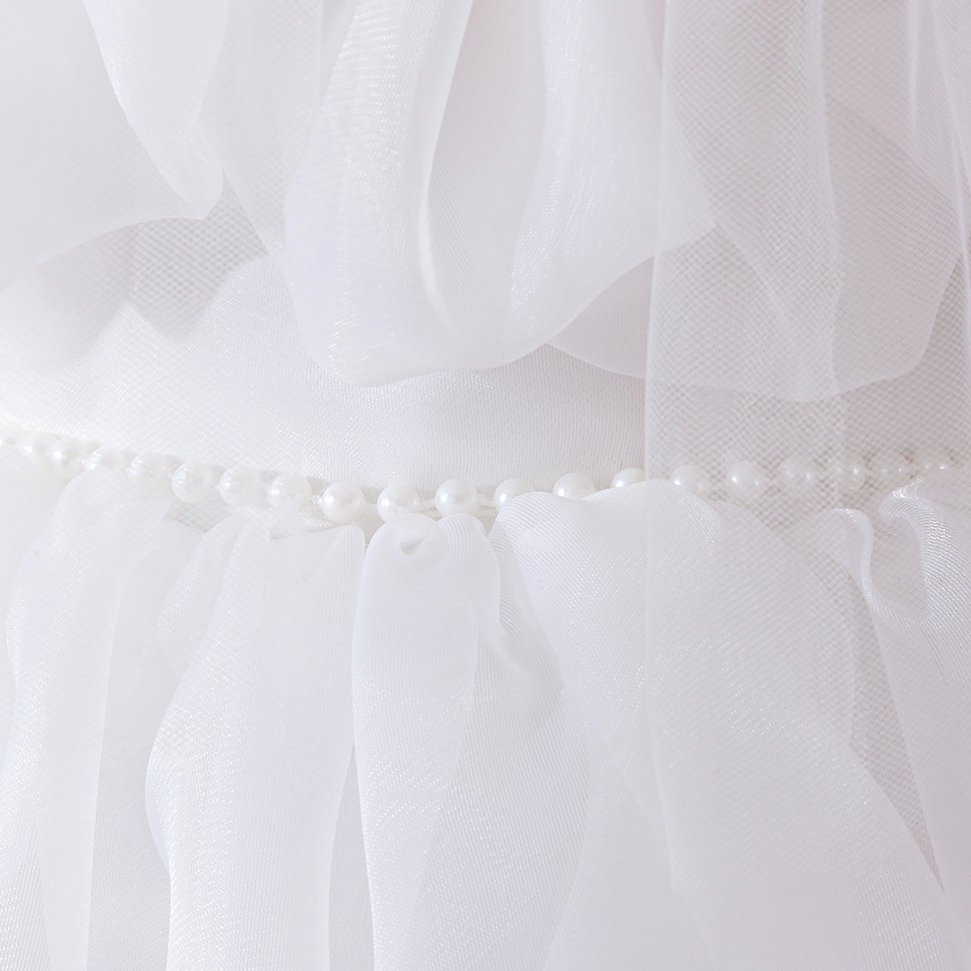 Elegant Baby Princess Dress with Ruffled Sleeves, Bow, and Pearl Waist Trim (6-18 months) | Special Occasion Ball Gown for Baby Girls - Image 49