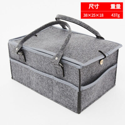 Portable Baby Diaper Caddy Organizer (Large - 38*25*18cm size) | Foldable and Multi-Compartment Storage Organizer for Baby Diapers, Wipes and Bottles