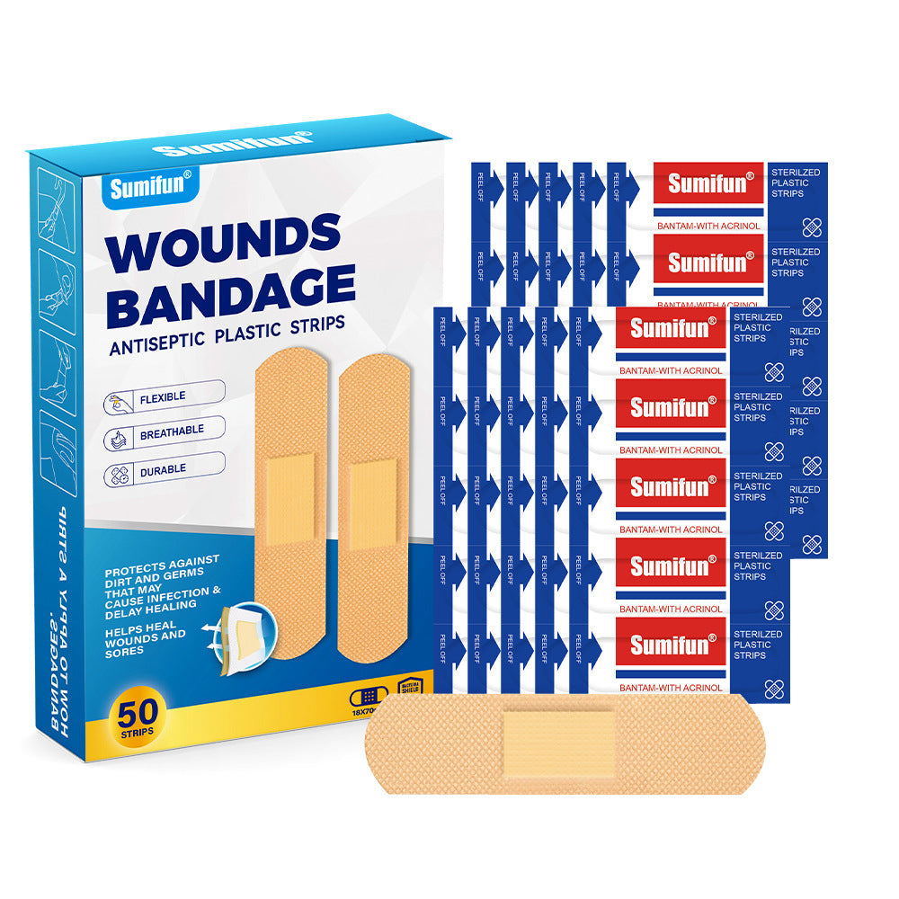 Wounds Bandage (50 strips) | Flexible, Breathable and Durable Antiseptic Plastic Strips - Image 15