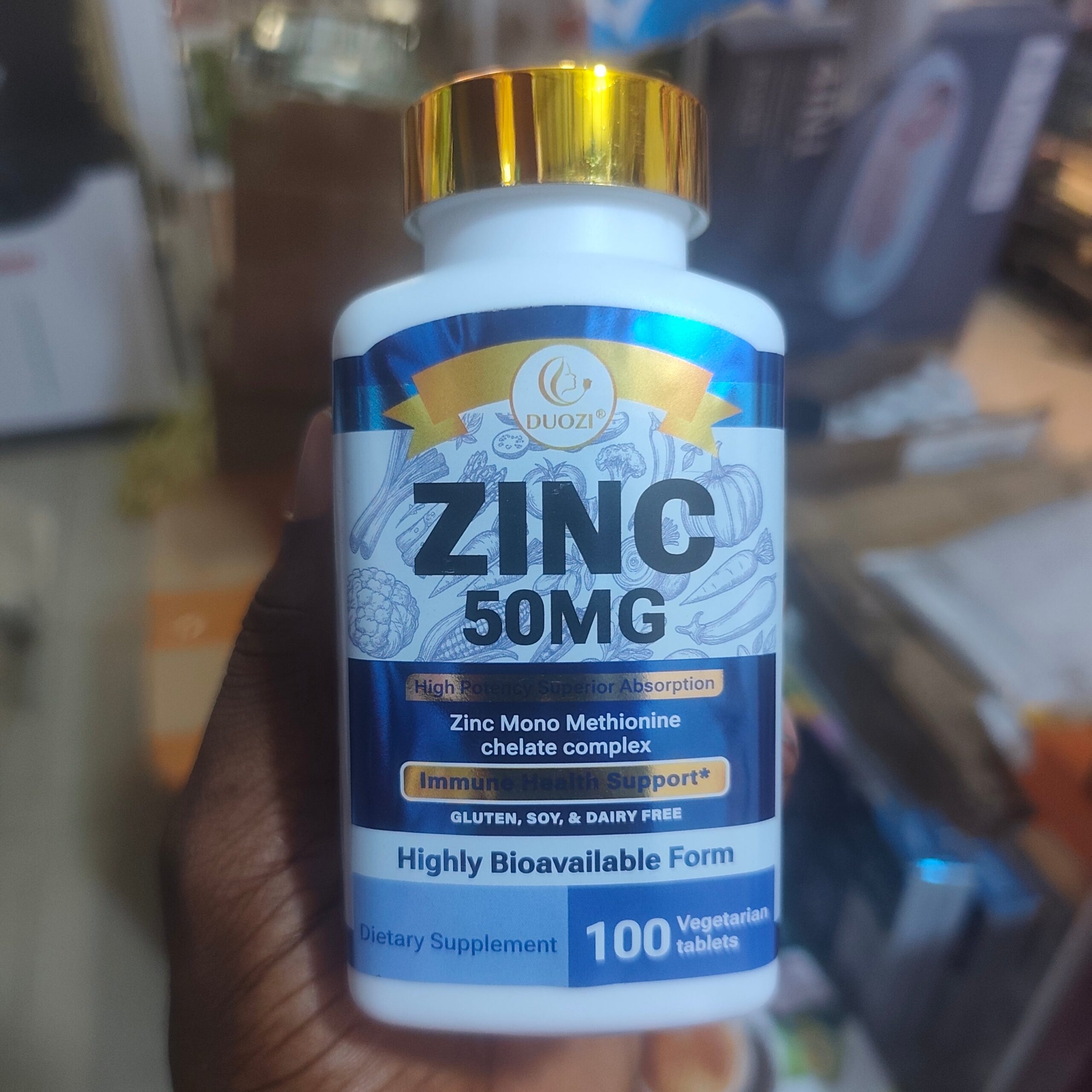 Zinc Tablets (100 tablets, 50mg) | Dietary Supplement for Immune Health, Cell Function, and Wellness Support - Image 3