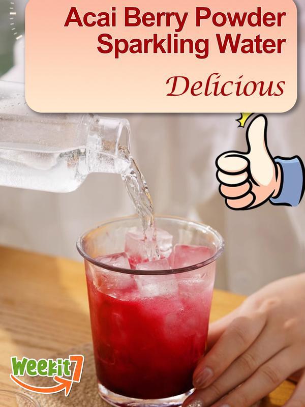 Acai Berry Beauty Drink with Raspberry, Cranberry, Cherry, Strawberry, Elderberry, and Blackberry (5g×7 sachets) - Image 5