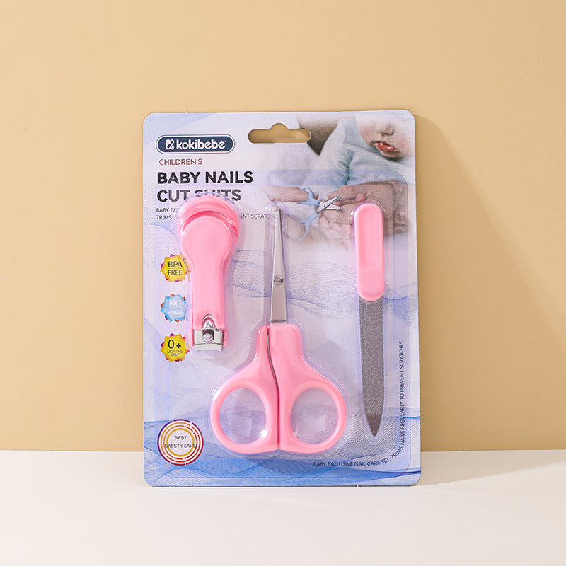 3-Piece Baby Nails Care Set with Nail Clippers, Nail Scissors, and Nail File - Image 10