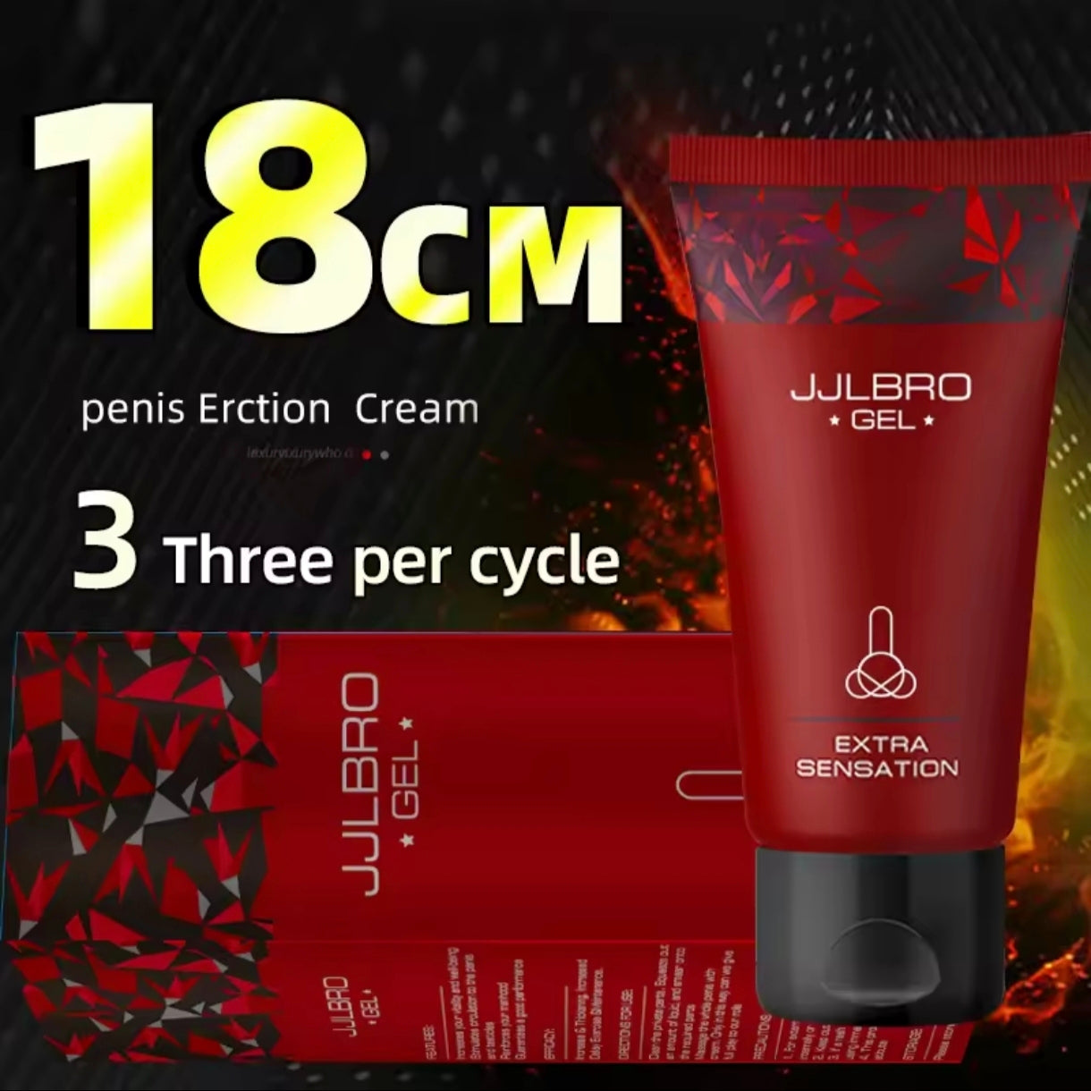 JJLBRO Special Gel for Penis Enlargement (50ml) | Topical Cream for Bigger Penis, Longer Sex, and Sexual Confidence - Image 3