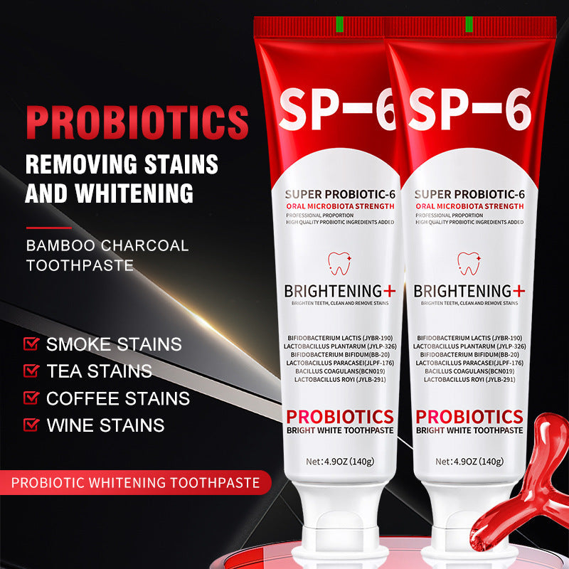 CROENT SP-6 Bright White Toothpaste (140g) | Super Probiotic-6 Toothpaste for Stubborn Stains, Yellow Teeth, Halitosis, Teeth Whitening, and Oral Care - Image 2