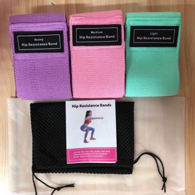 3-in-1 Hip Resistance Bands Set for Squat, Yoga, and Strength Training (3 pieces — Light, Medium and Heavy) - Image 2