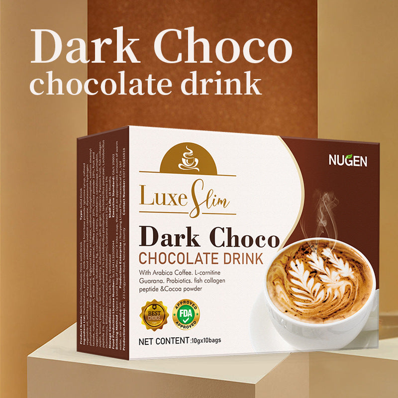 NUGEN Dark Choco Chocolate Drink with Cocoa, Arabica Coffee and L-Carnitine - Image 5
