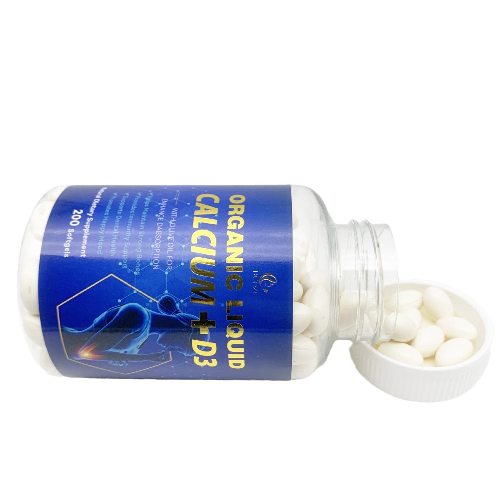 DUOZI Organic Liquid Calcium + Vitamin D3 Softgels - Image 6