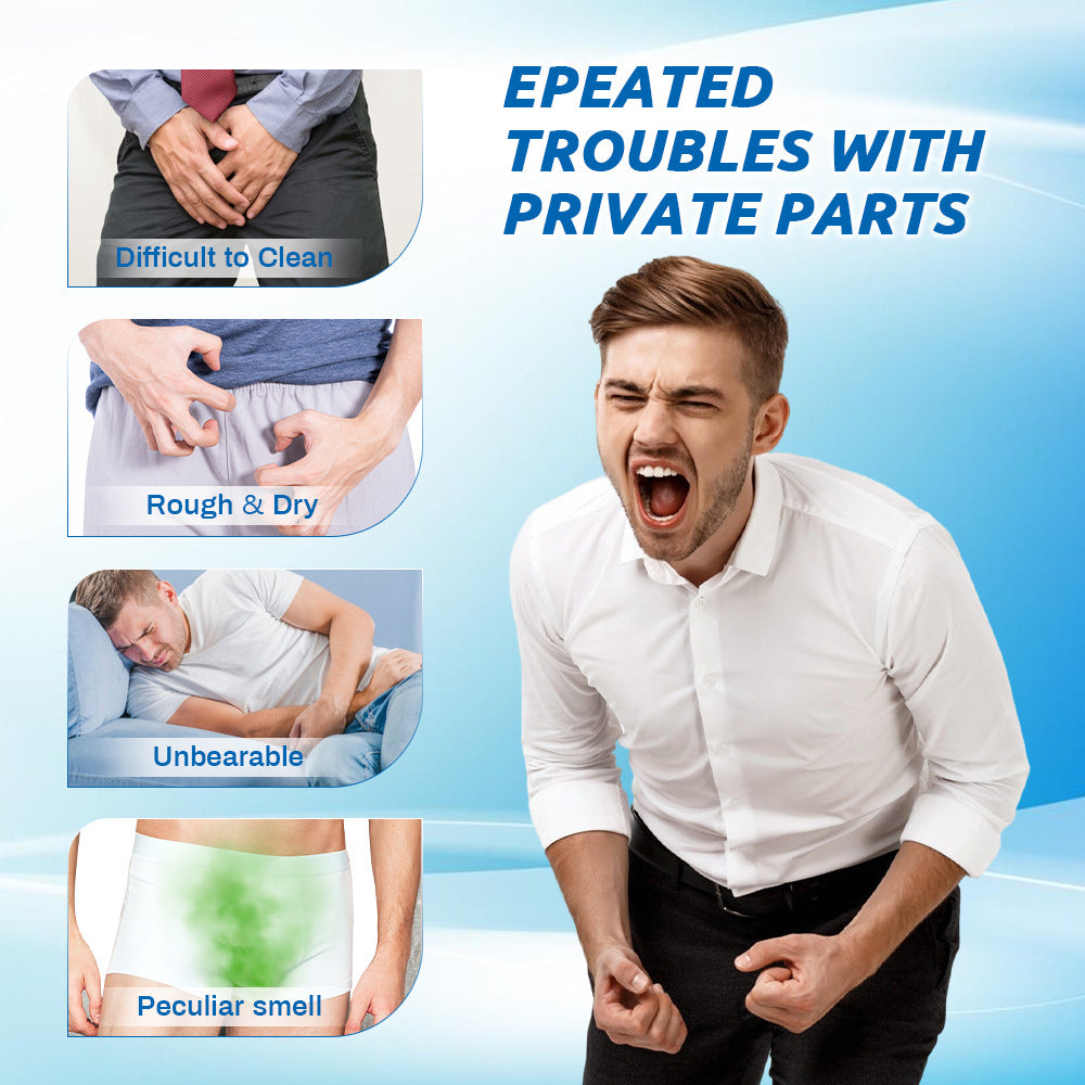 Private Care Mousse for Men (60ml) | Antibacterial and Infection Treatment Mousse for Men - Image 2