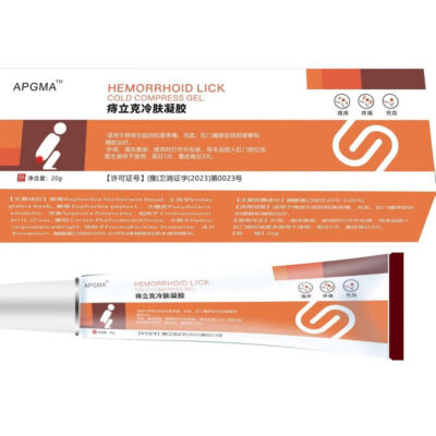 APGMA Hemorrhoid Lick Cold Compress Gel | Topical Cream for Internal and External Pile