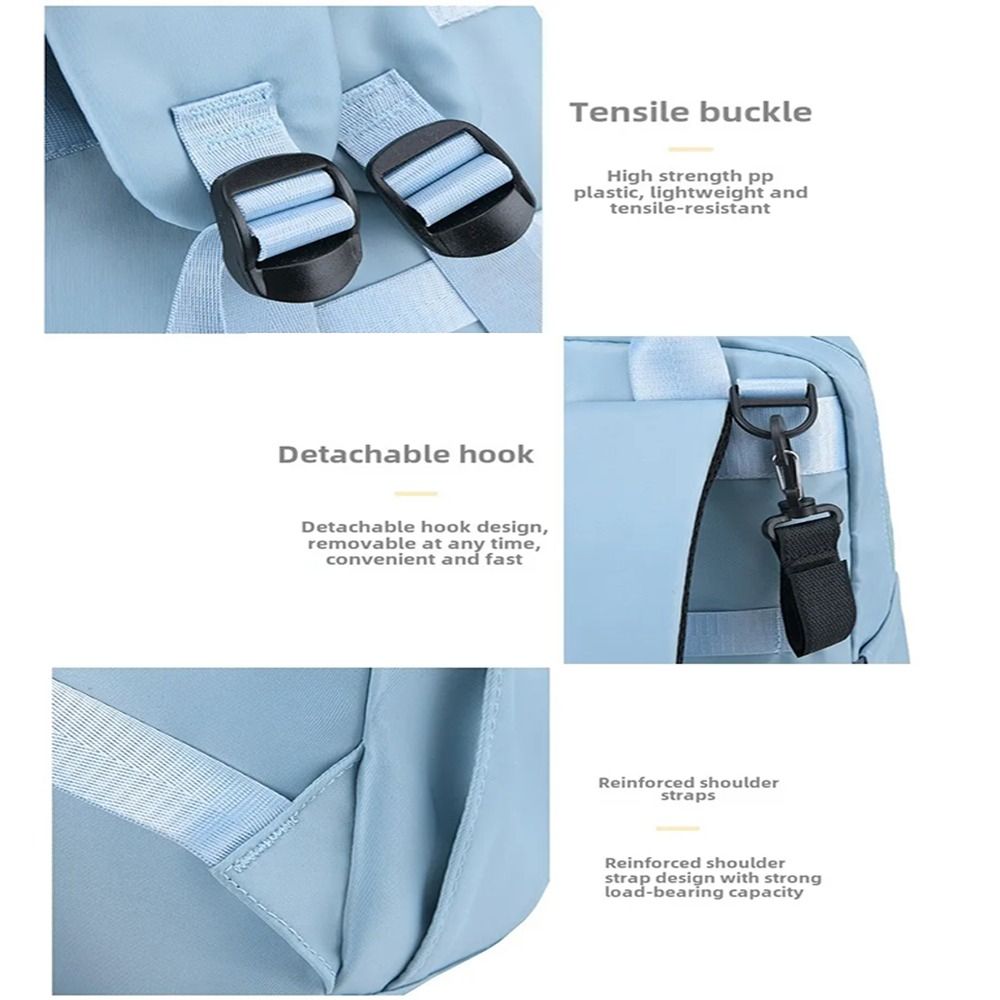 5-in-1 Diaper Bag Set with Large Bag, Small Bag, Bottle Bag, Food Bag, and Diaper Changing Pad - Image 10