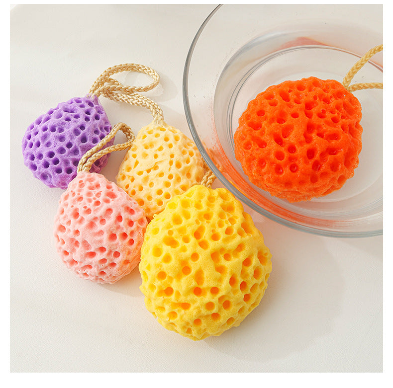 Cute Honeycomb Baby Bath Sponge | Japanese Style Bath Sponge for Babies, Kids and Adults - Image 13