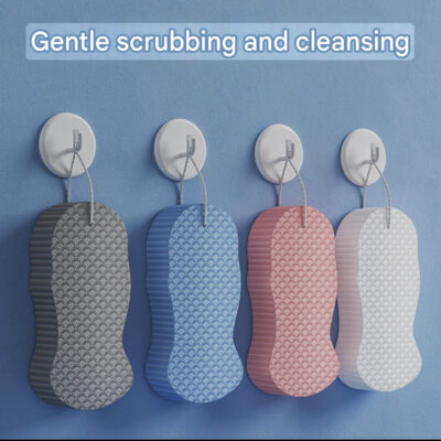 Three-Dimensional Baby Bath Sponge | 3D Exfoliating and Scrubbing Sponge