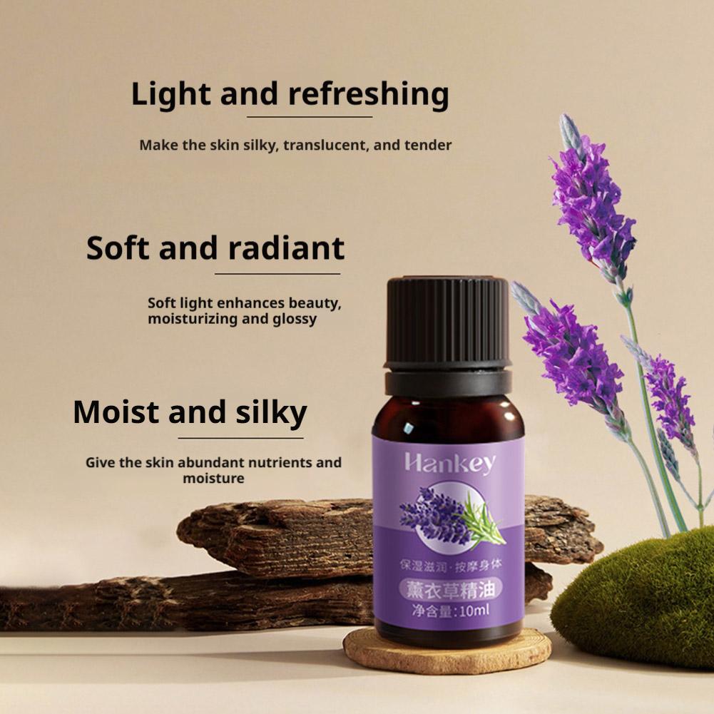 HANKEY Lavender Essential Oil for Massage and Aromatherapy (10ml) | Relaxing, Moisturizing and Elasticity Essential Oil - Image 4
