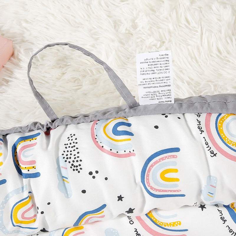 Portable Baby Nest Bed for Newborns (0-18 months old, 90*50cm size) | Travel-Friendly Baby Lounger and Co-Sleeper Bed - Image 17
