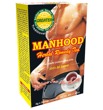 GREATEA Manhood Remedy Tea (2g × 20 teabags) | Herbal Tea for Libido, Energy, Vitality, and Sexual Performance - Image 3