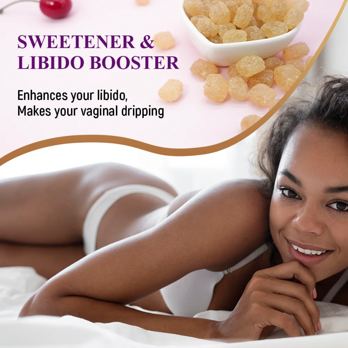 Yoni Candy (100grams, Yellow) | Sugar Lumps for Libido, Vaginal Wetness, Lubrication, and Sexual Pleasure - Image 5