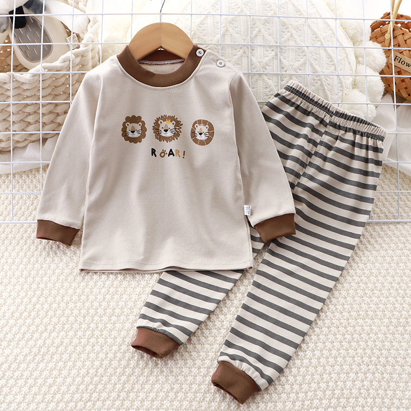 2-Piece Pajamas Set with Long-Sleeve Top and Pants for Boys and Girls | Adorable Soft Cotton Nightwear and Sleepwear Set - Image 11