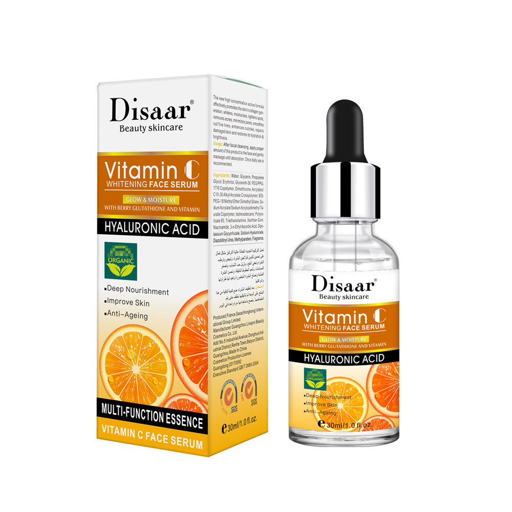 DISAAR Vitamin C Whitening Face Serum with Hyaluronic Acid and Berry Glutathione (30ml) | Facial Serum for Aging, Sunburn, and Dark Spots - Image 7