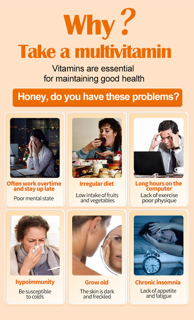 Multivitamin Tablets with Vitamin C, Niacinamide, and Vitamin E (Orange flavour) - Image 4