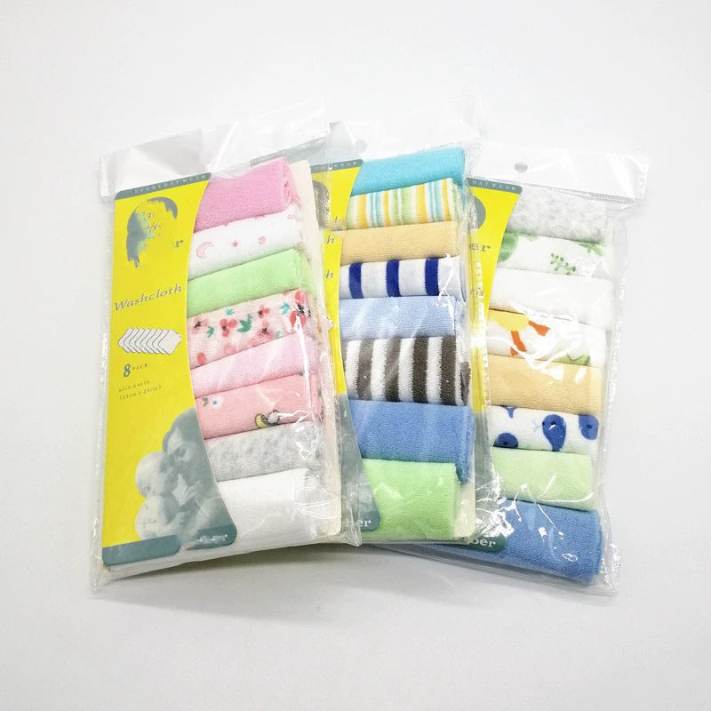GERBER 8-Piece Baby Washcloth Pack (0-1 year, 8 washcloths per pack) | Ultra-Soft Newborn Baby Face and Mouth Towels - Image 22