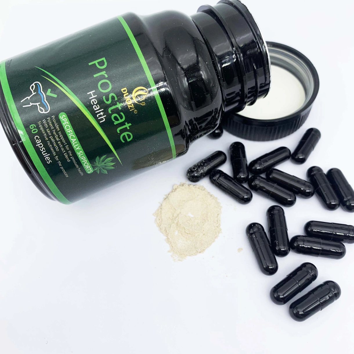 DUOZI Prostate Health Capsule with Saw Palmetto, Stinging Nettle, and Mushrooms (2100mg) - Image 3