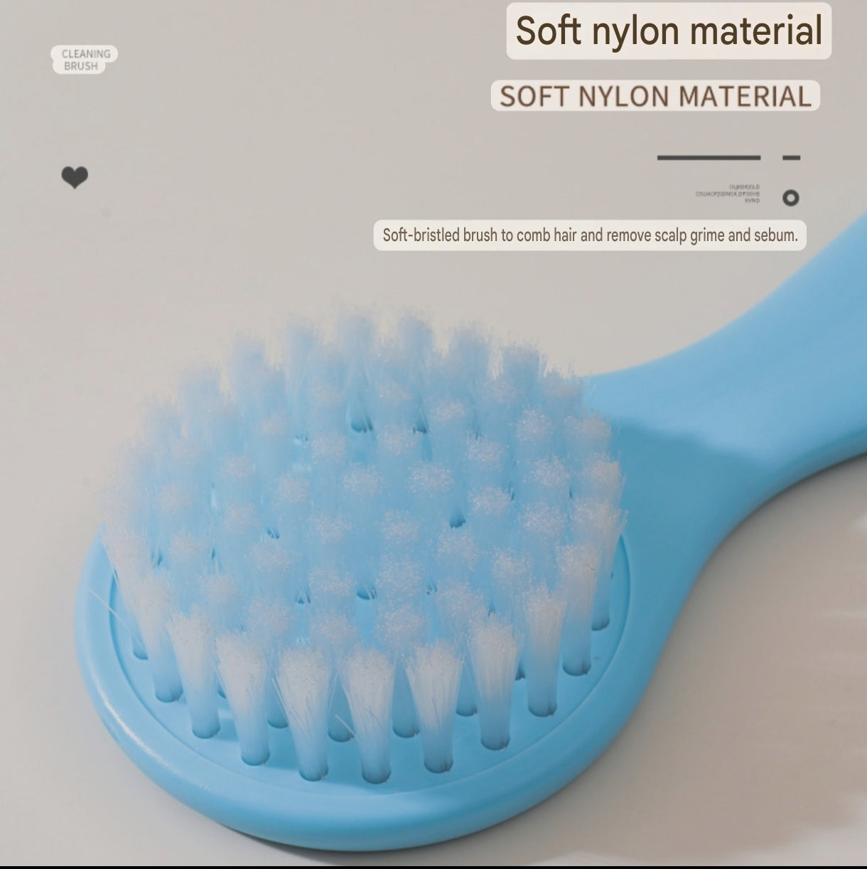 Soft Bristle Baby Brush and Comb Set | Newborn Hair Grooming Kit - Image 3