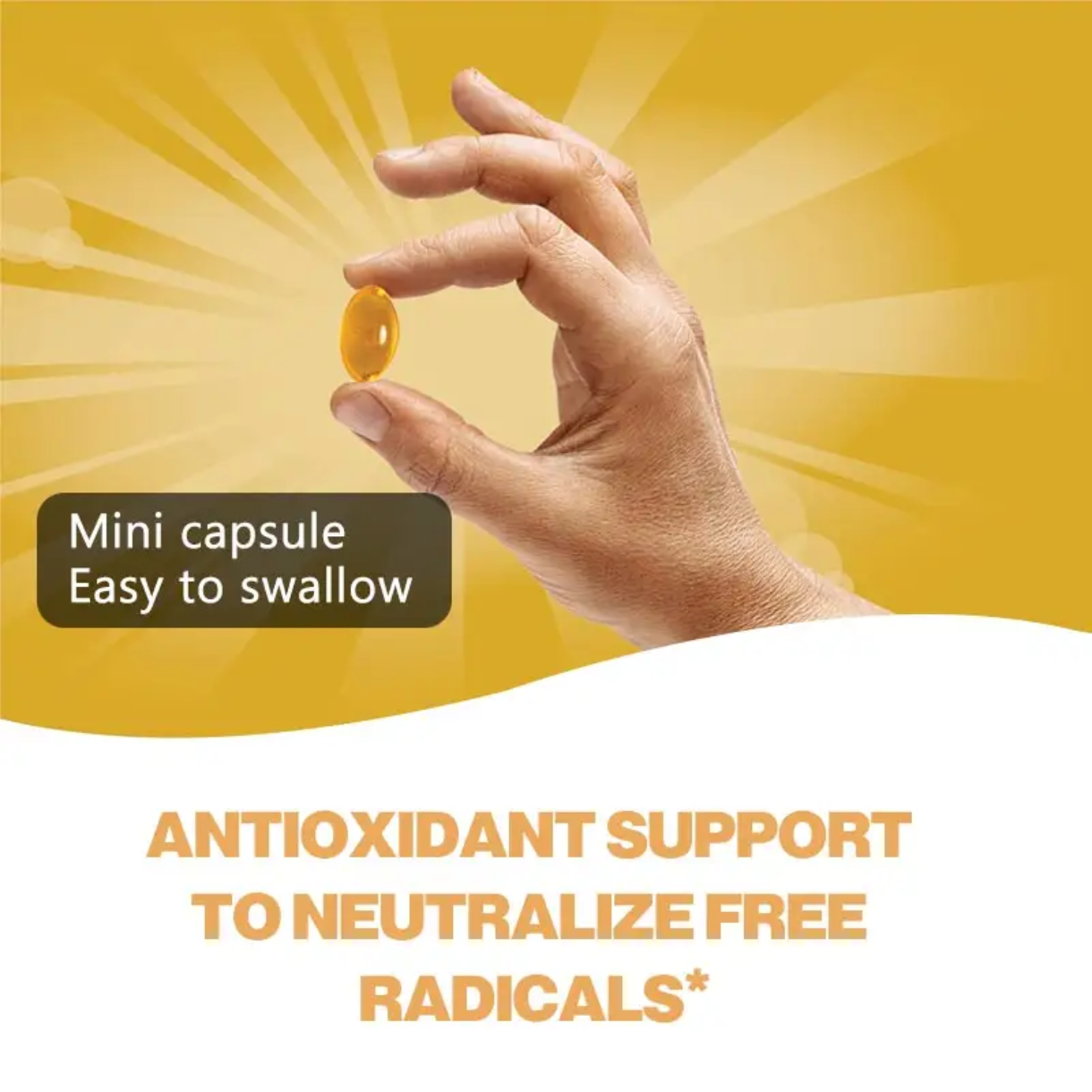 Vitamin E Capsule (100 softgels, 180mg) | Dietary Supplement for Skin, Immunity, Eye, Heart, and Antioxidant Protection - Image 8