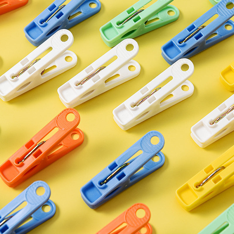 Strong Plastic Clothes Pegs for Outdoor and Indoor Use (20 pieces per pack, Multi-color pack) | Anti-Slip and Windproof Laundry Clips - Image 5