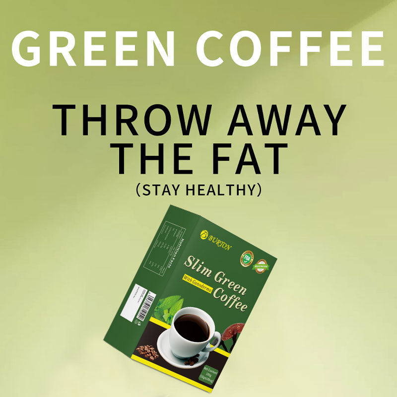 BURION Slim Green Coffee with Ganoderma (10 sachets) | Instant Coffee for Weight Loss, Appetite Control, Bloating, and Metabolism - Image 2