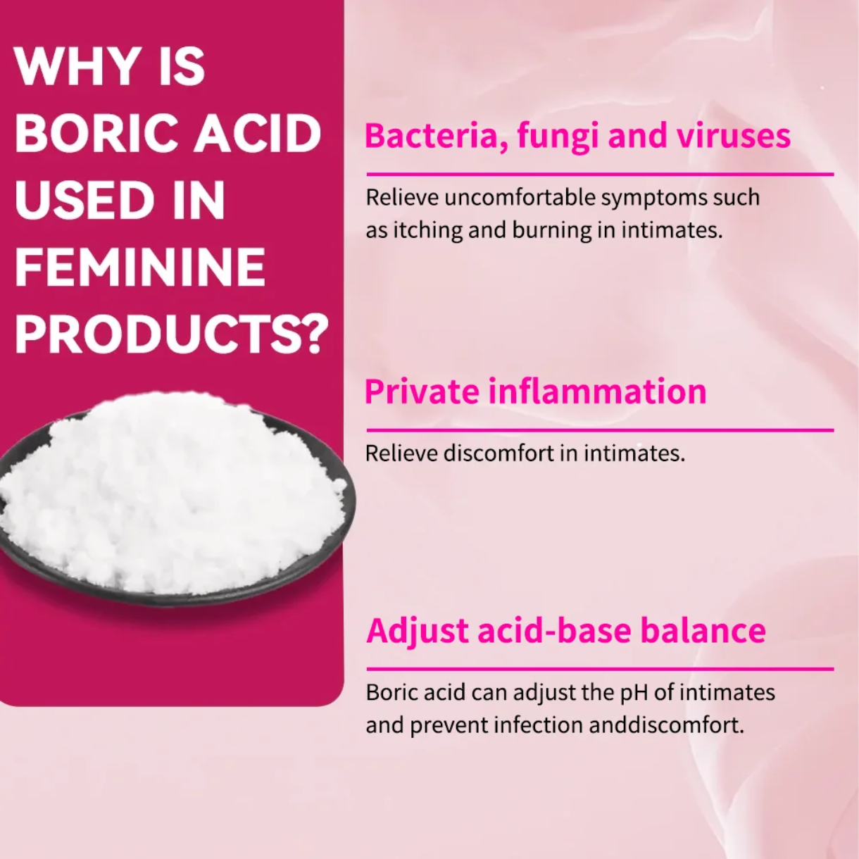 Boric Acid Feminine Gel Wash (150ml) | Yoni Wash for Antibacterial, pH Balance, and Vaginal Health - Image 3