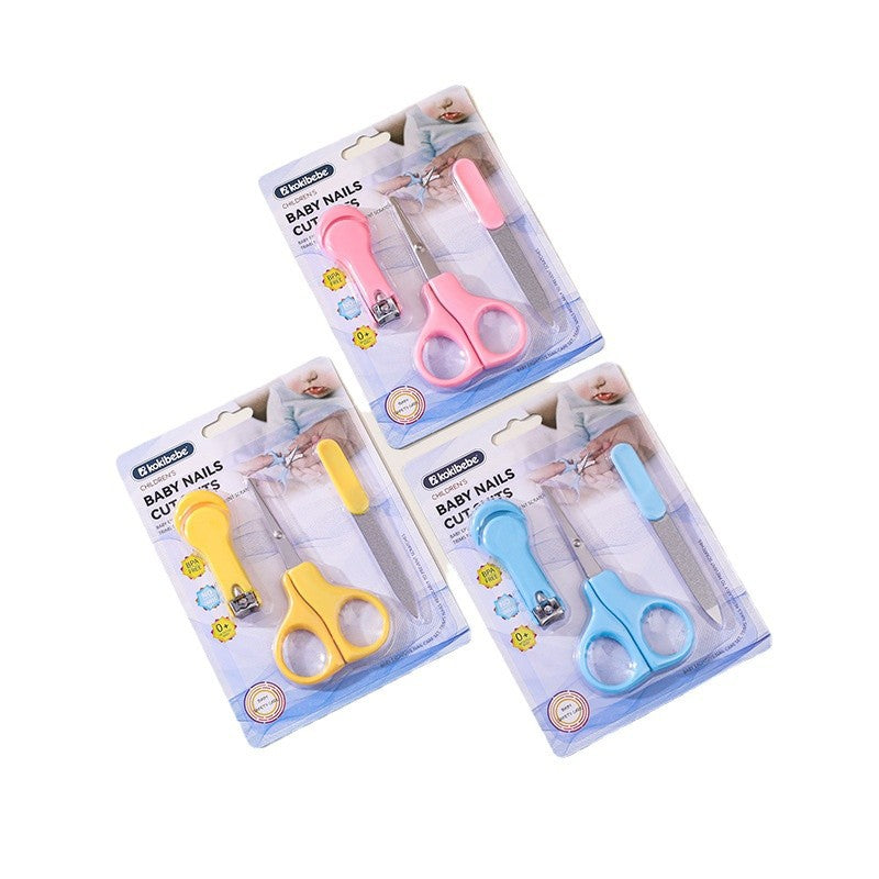 3-Piece Baby Nails Care Set with Nail Clippers, Nail Scissors, and Nail File - Image 12