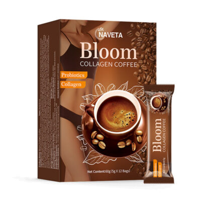 NAVETA Bloom Collagen Coffee with Probiotics (5g×12 sachets)
