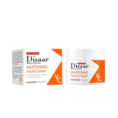 DISAAR Whitening Facial Cream with Vitamin C (120g) | Facial Cream for Anti-Wrinkles, Anti-Freckle, Nourishment, and Brightening