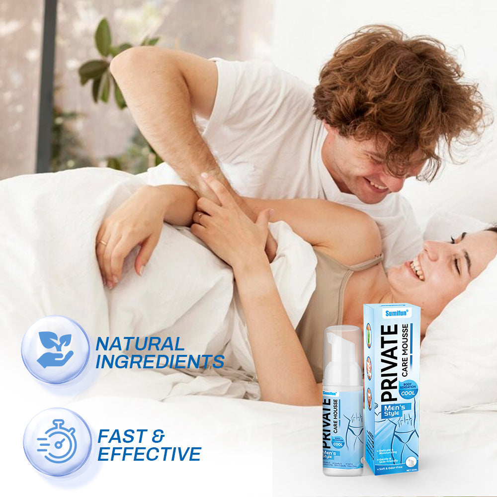 Private Care Mousse for Men (60ml) | Antibacterial and Infection Treatment Mousse for Men - Image 5