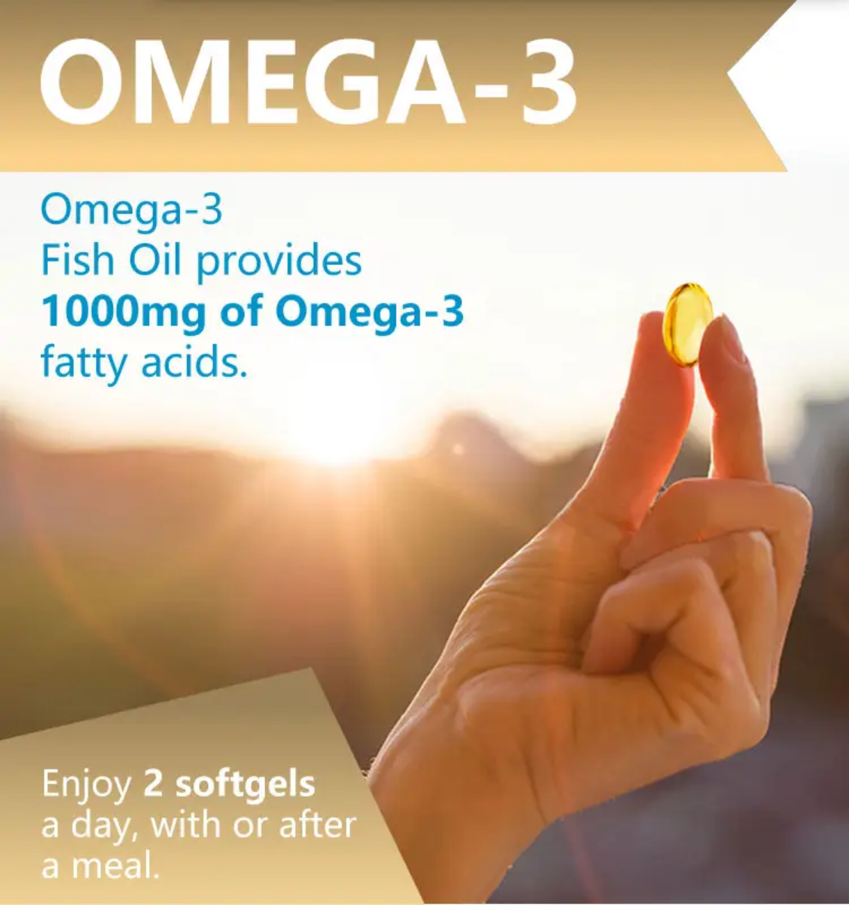 Omega-3 Fish Oil Capsule with EPA and DHA (100 softgels, 1000mg) | Dietary Supplement for Cardiovascular, Brain, Eye, Skin, Mood, and Inflammation - Image 6