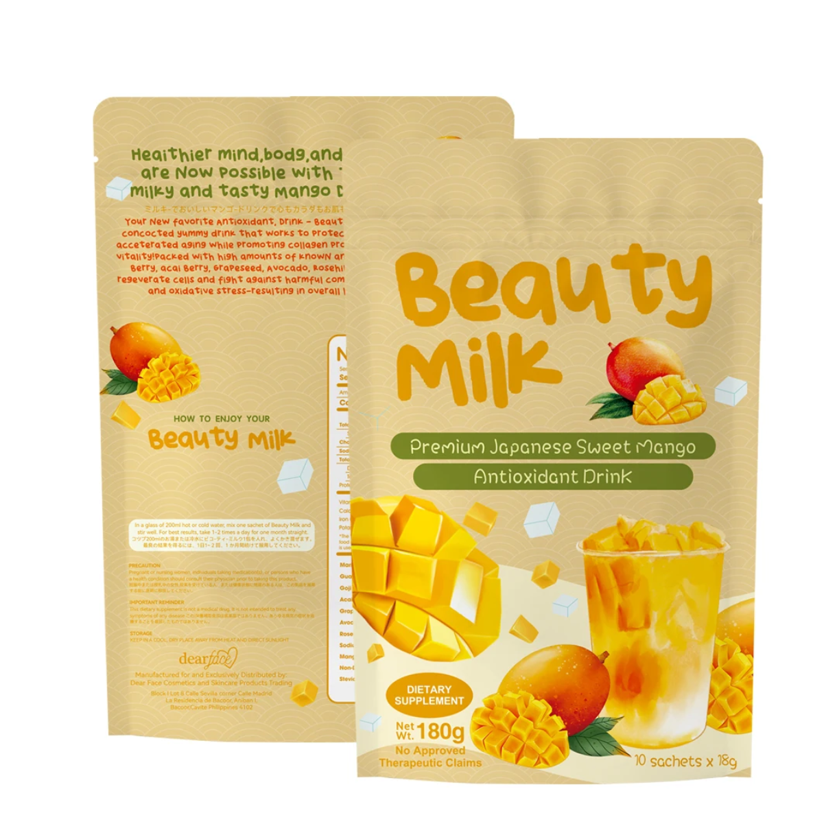Beauty Milk - Premium Japanese Sweet Mango Drink - Image 4