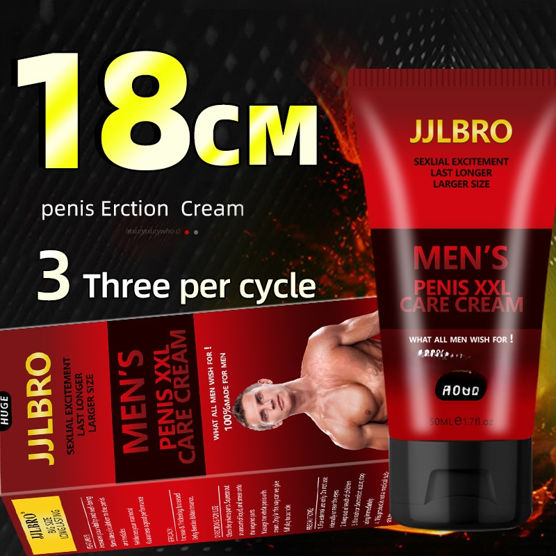 JJLBRO Men's Penis XXL Care Cream (50ml) | Topical Cream for Sexual Excitement, Longer Sex, and Penis Enlargement - Image 4