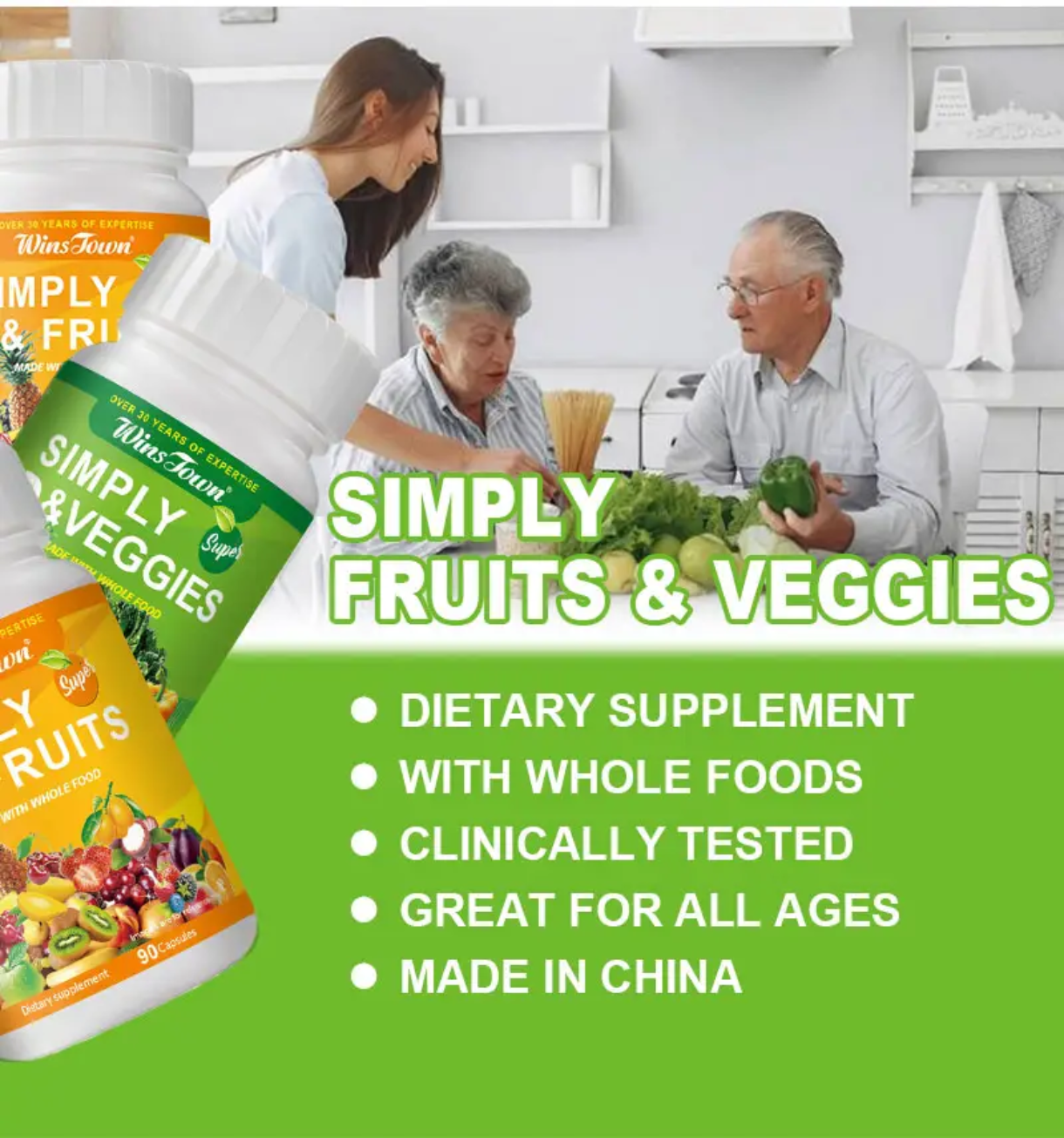 Simply Fruits and Veggies Capsules (2 bottles) - Image 4