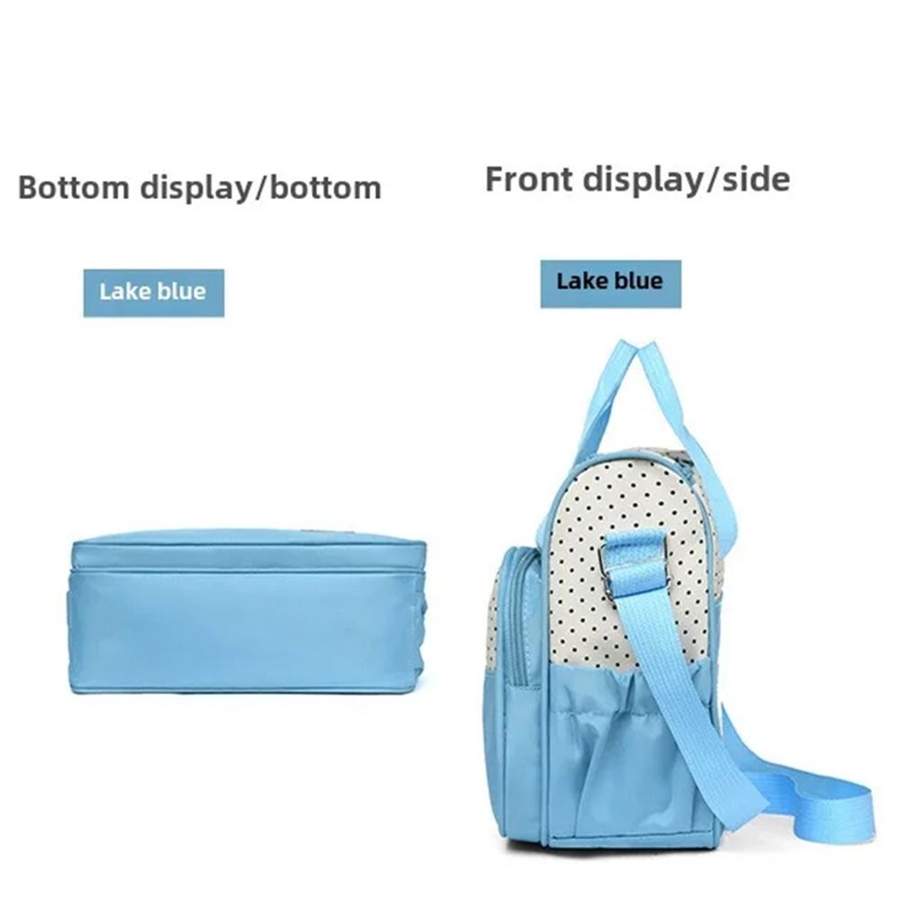 5-in-1 Diaper Bag Set with Large Bag, Small Bag, Bottle Bag, Food Bag, and Diaper Changing Pad - Image 8
