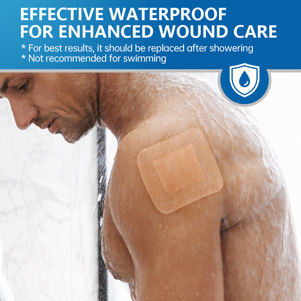 Silicone Gel Dressing (2 pieces/pack) | Waterproof and Breathable Band Aid for Wound Dressing - Image 5