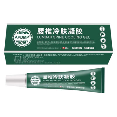 Lumbar Spine Cooling Gel (20 grams) | Topical Gel for Lumbar Strain, Soreness, Numbness, and Lower Back Pain