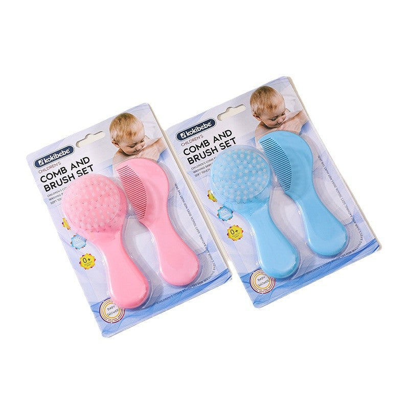 Soft Bristle Baby Brush and Comb Set | Newborn Hair Grooming Kit - Image 13