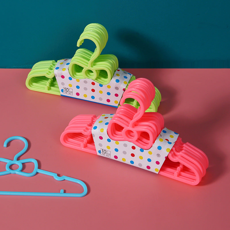 Bow-Knot Plastic Hanger for Babies and Kids Clothes (0-4 years, 10 pieces per pack) - Image 6