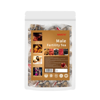 NAVETA Male Fertility Tea with Ginseng and Maca | Herbal Tea for Sperm Count, Sperm Motility, Energy, and Male Reproductive Health