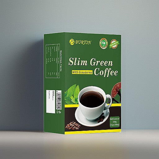 BURION Slim Green Coffee with Ganoderma (10 sachets) | Instant Coffee for Weight Loss, Appetite Control, Bloating, and Metabolism - Image 5