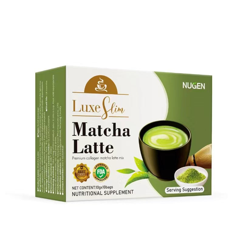 NUGEN Matcha Latte Powder with Premium Collagen