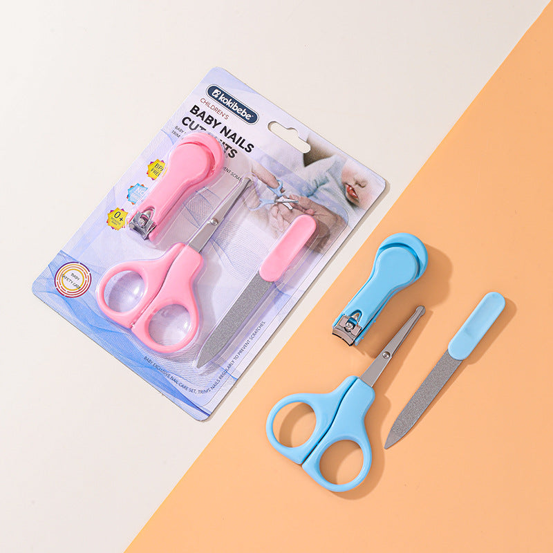 3-Piece Baby Nails Care Set with Nail Clippers, Nail Scissors, and Nail File - Image 6