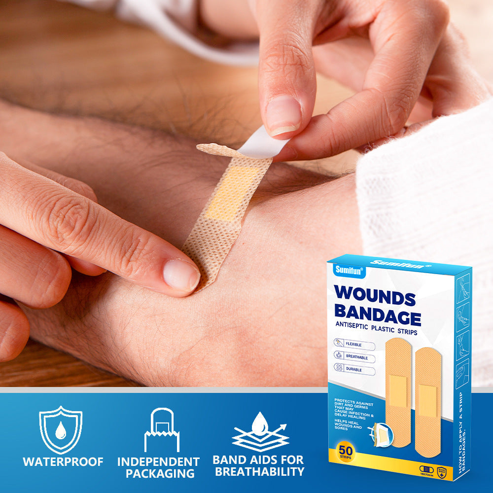 Wounds Bandage (50 strips) | Flexible, Breathable and Durable Antiseptic Plastic Strips - Image 12